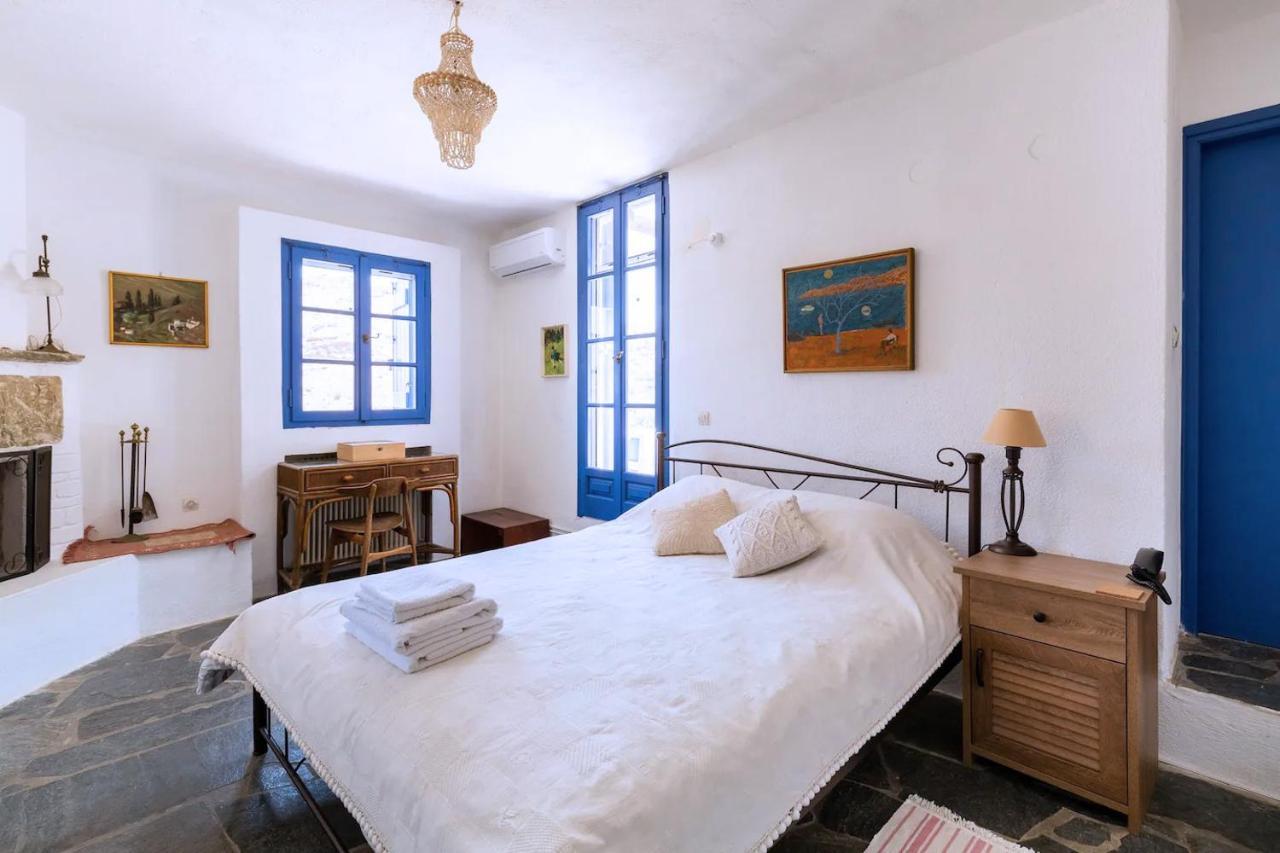 Traditional Village House On Kea Milopotamos  Экстерьер фото